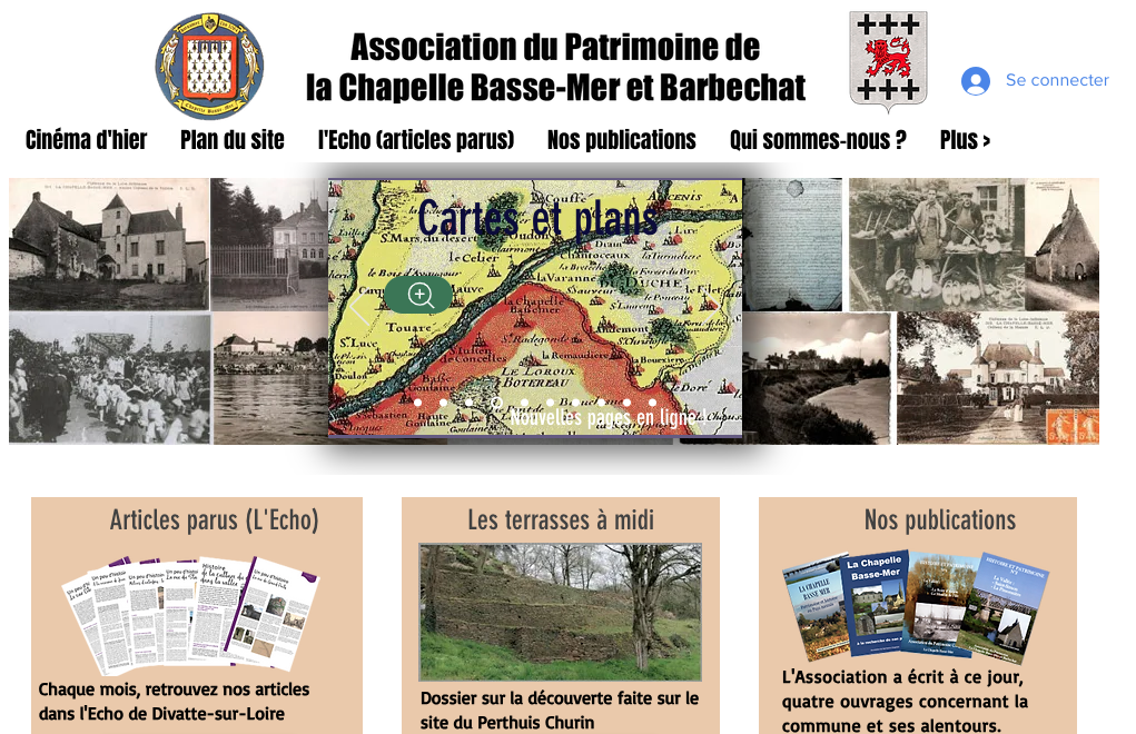Association du Patrimoine Chapelain et Barbechatain</strong></p>
        <p>Webmaster du site de l'association